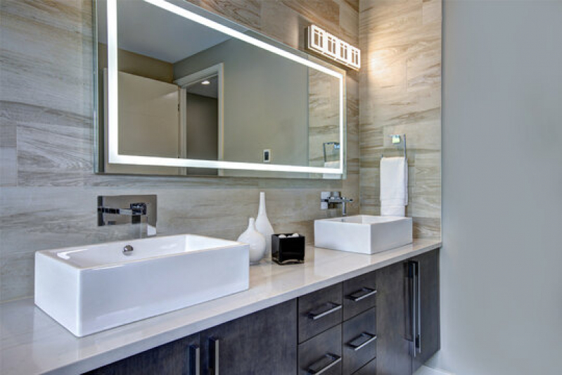 Espelho Antiembaçante sob Medida Comprar Vila Medeiros - Espelho Redondo para Banheiro