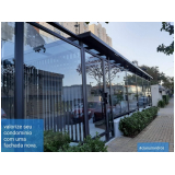 orçamento de cobertura de vidro residencial Anhanguera